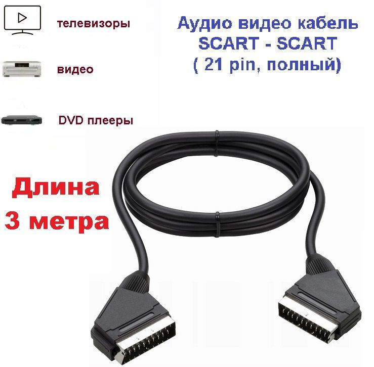 Конвертер HDMI - SCART (Скарт) преобразователь, переходник Ce-Link Ce-Link