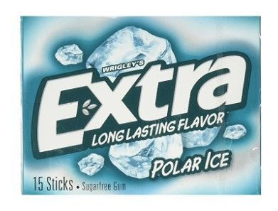 Wrigley's Extra polar ice жевачки без сахара 15 пластинок #1