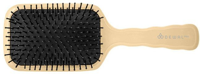 Расческа для волос массажная лопата Dewal Pro BRGB15beige (13 рядов) #1
