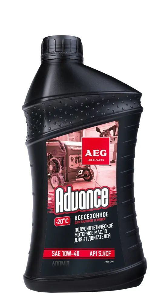 AEG LUBRICANTS 10W-40 Масло моторное, Полусинтетическое, 0.6 л #1