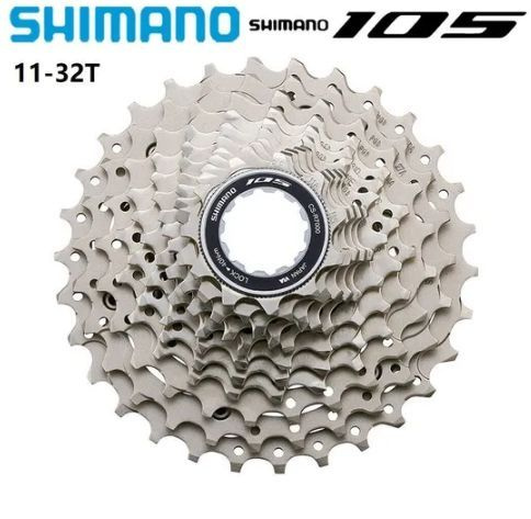 Кассета для велосипеда Shimano (Шимано) 105, R7000, 11 скоростей, 11-32 зуб. без индивидуальной упаковки #1