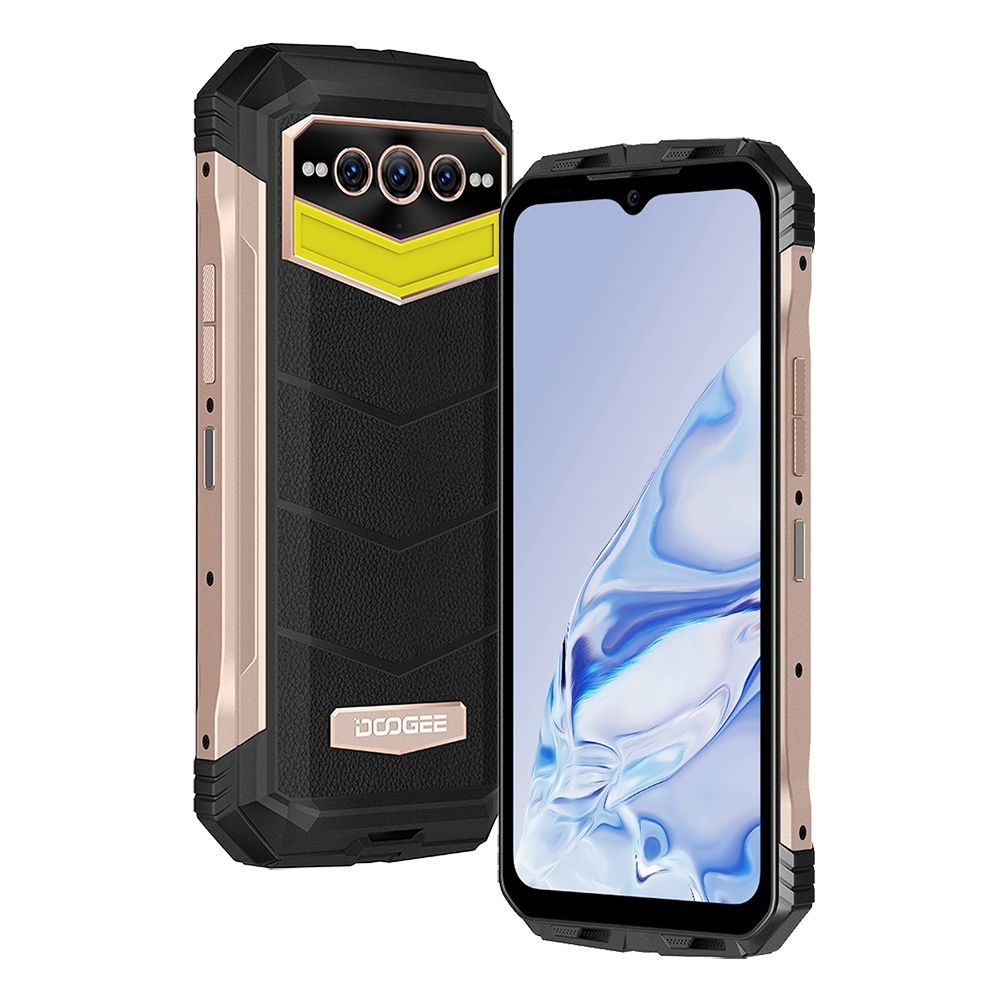 Doogee Мобильный телефон S100 Pro 12 ГБ 256 ГБ, золотой