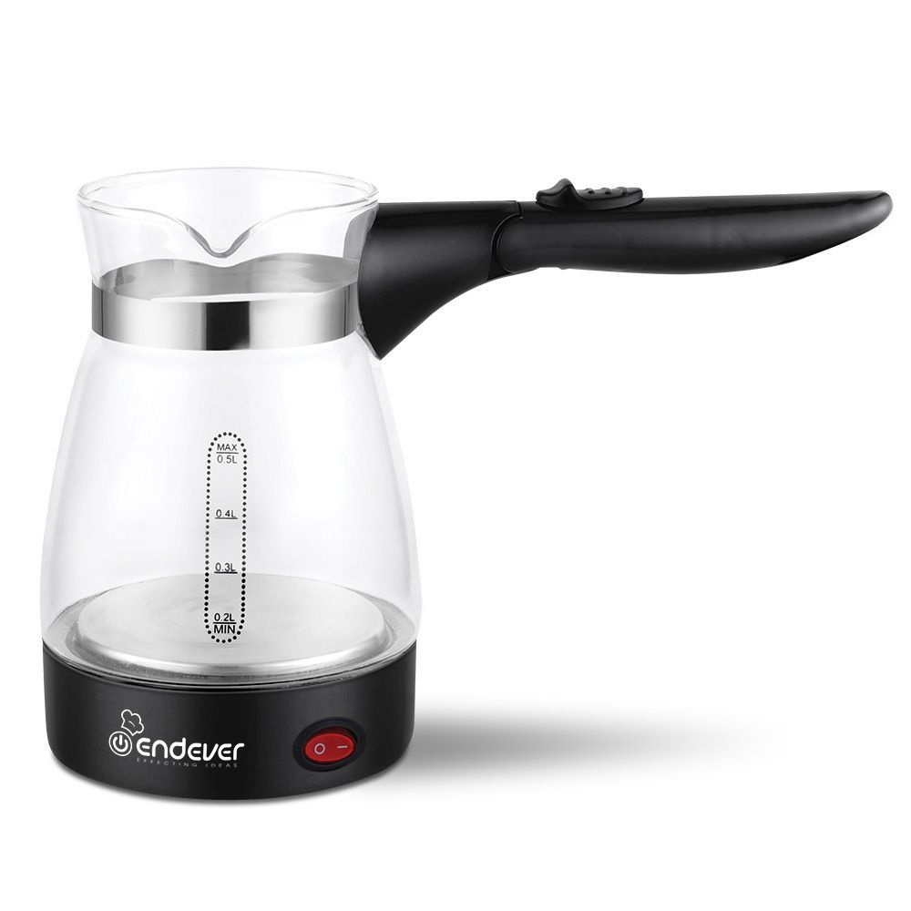 Турка электрическая для кофе ENDEVER COSTA-1008 / 500 мл / стеклянная ...