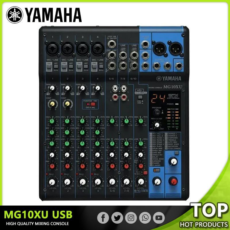 YAMAHA MG10XU USB микшерный пульт YAMAHA MG10XU USB купить на OZON