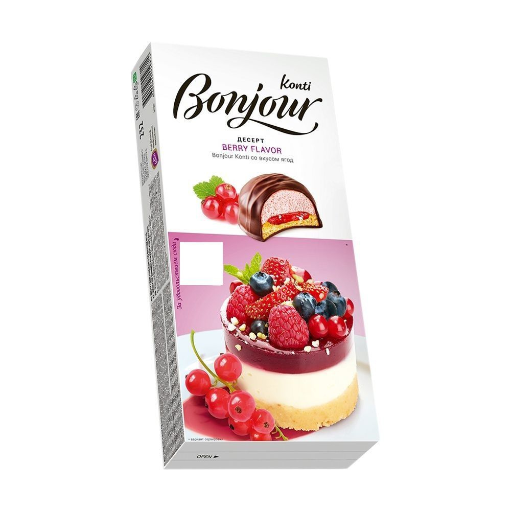 Десерт, Bonjour Konti, 232 г, ягоды #1