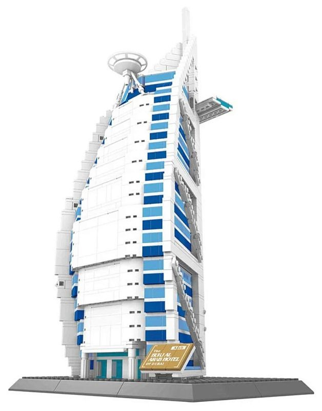 Конструктор Отель Бурдж-эль-Араб Дубай ОАЭ Wange 1368 элементов  #1