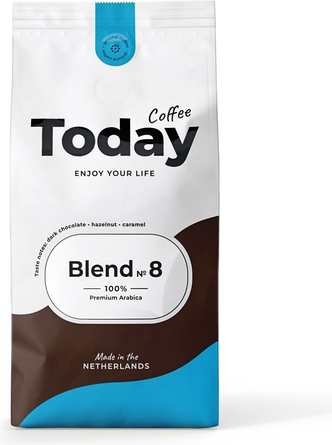 Кофе молотый TODAY Blend №8, 200 г - купить с доставкой по выгодным ...