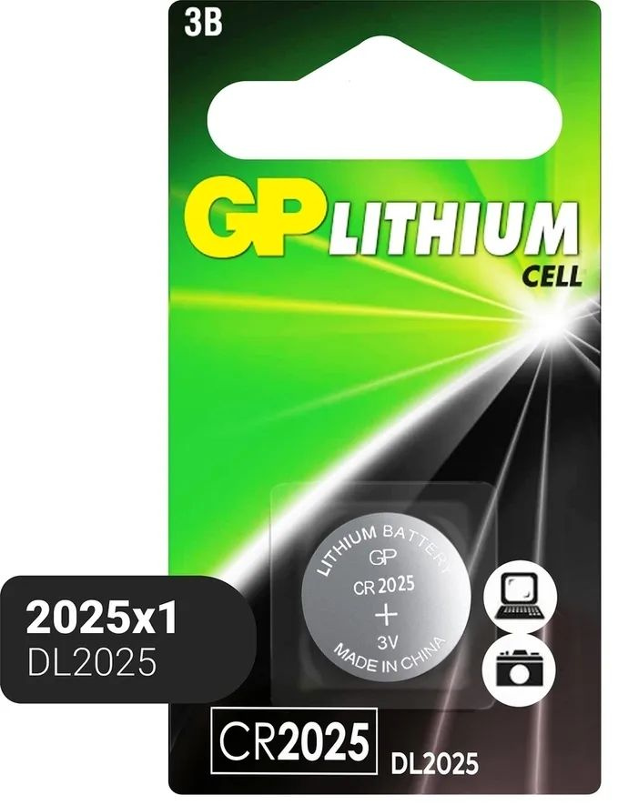 GP Батарейка CR2025, 1 шт - купить с доставкой по выгодным ценам в ...