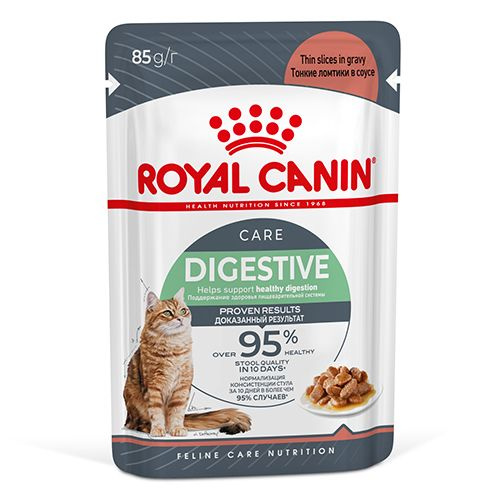 Royal Canin Digestive Care / Влажный корм (Консервы-Паучи) Роял Канин Дайджестив Кэа для кошек с Чувствительным #1