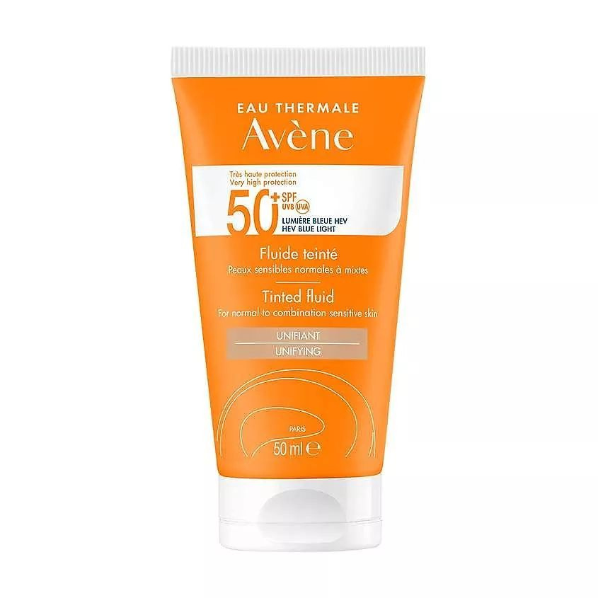 AVENE Флюид для лица солнцезащитный тонирующий SPF 50 (Tinted Fluid) 50 ...