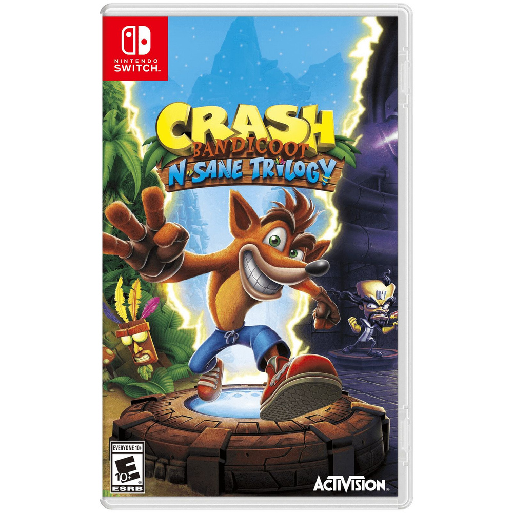 Игра Crash Bandicoot N. Sane Trilogy (Nintendo Switch, Английская версия)  купить по низкой цене с доставкой в интернет-магазине OZON (402594577)