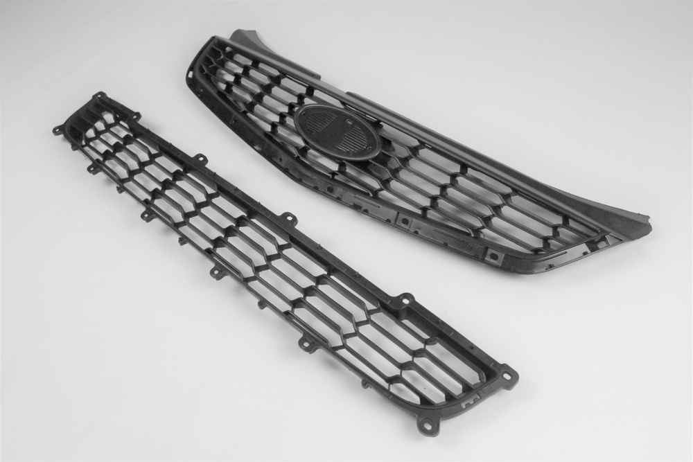 Комплект решёток радиатора бампера приора 2 СОТЫ ( Решетки радиатора ...