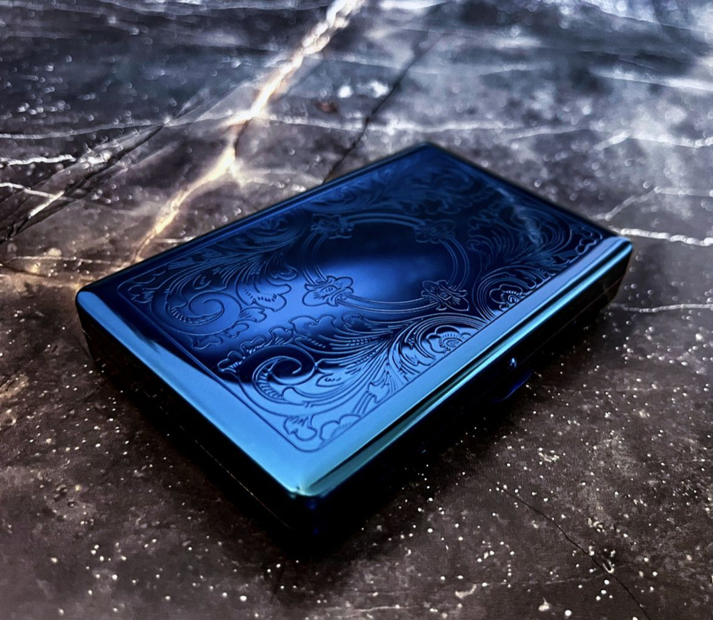 Портсигар металлический с рисунком, портсигар в подарок, футляр для ...