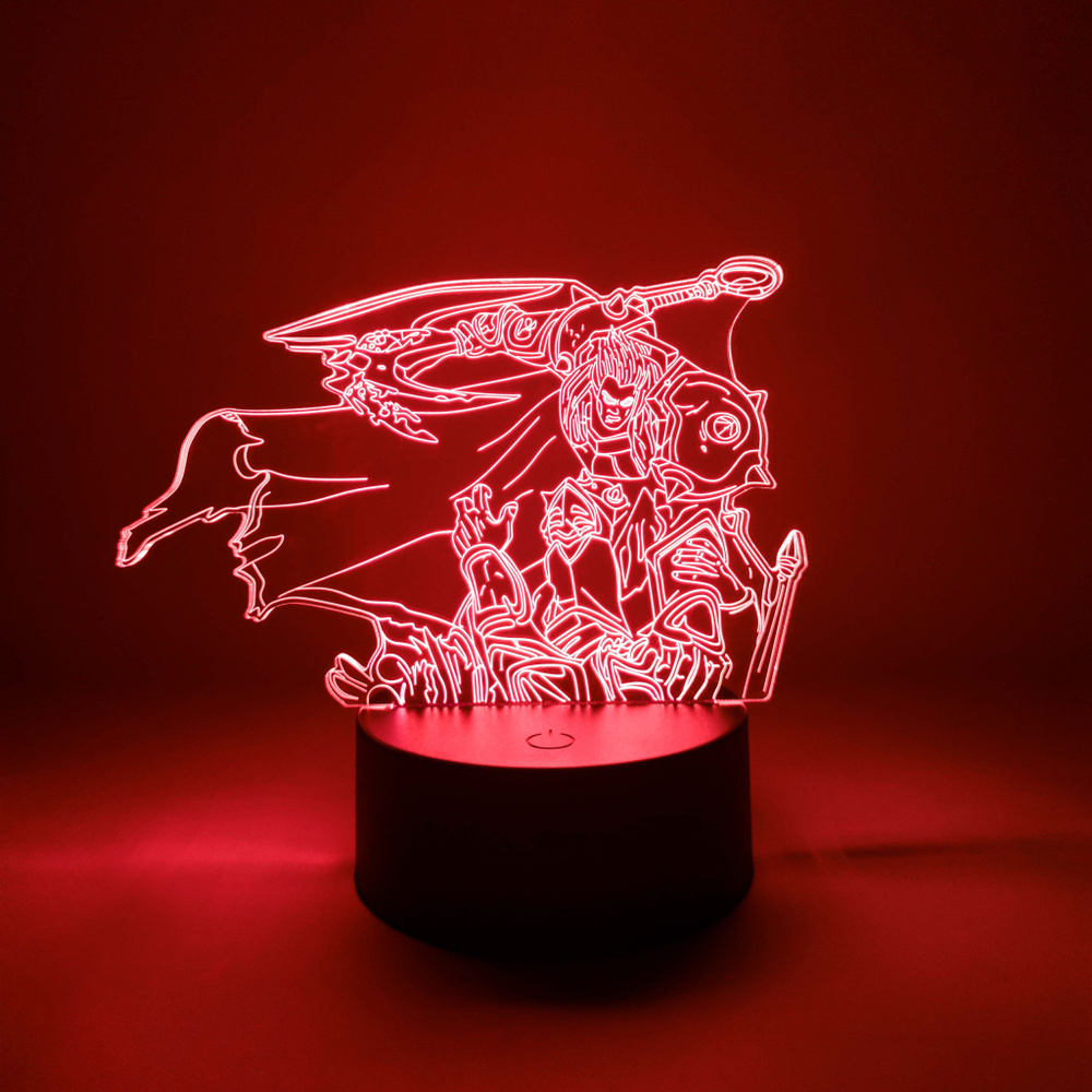 Купить LED ночник Дариус / Darius из игры Лига Легенд / League of Legends,  От порта USB, AA по выгодной цене в интернет-магазине OZON (1091929609)