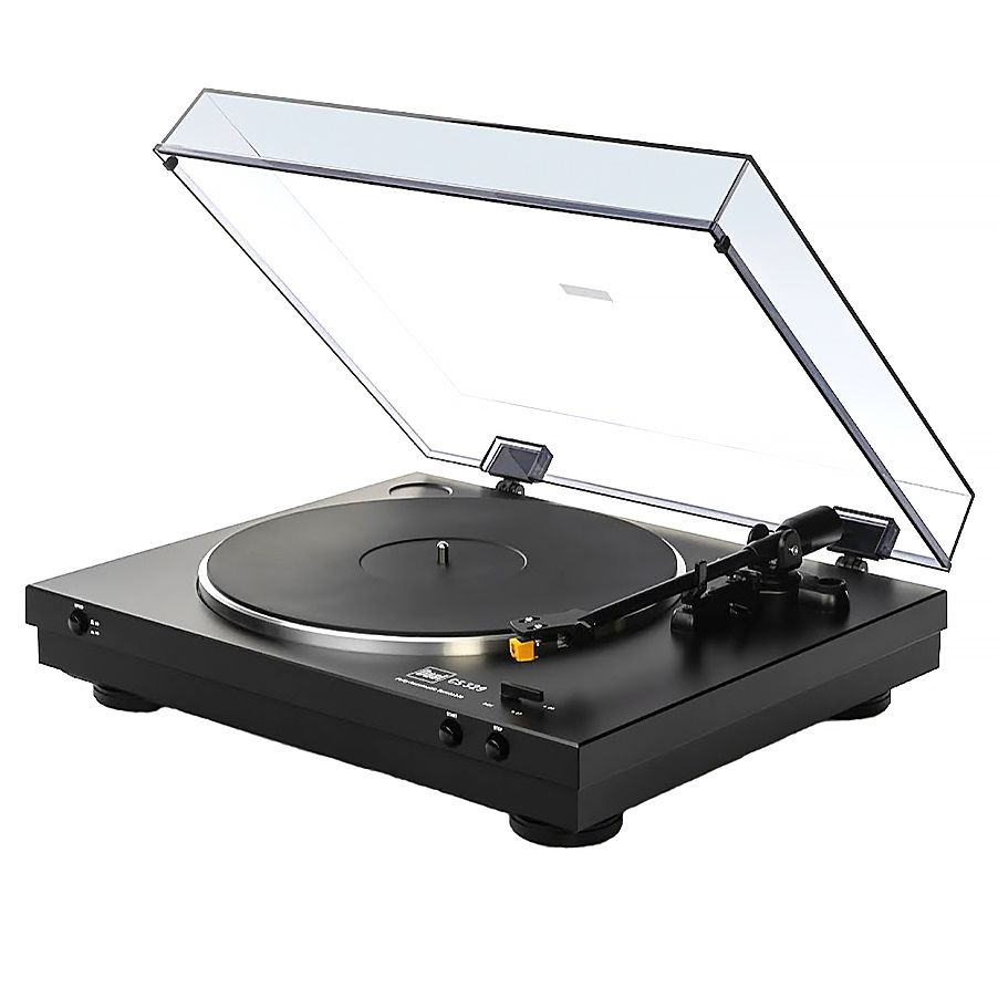 Проигрыватель виниловых дисков Dual CS 329 чёрный по низкой цене с ...