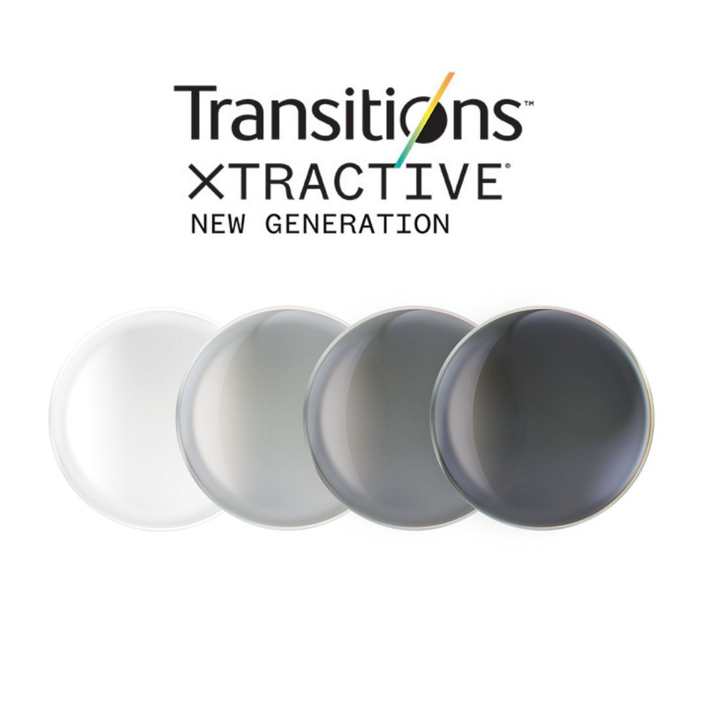 Линза фотохромная серая для вождения Transitions XTRActive NG 1.50 HMC+ (GREY)  #1