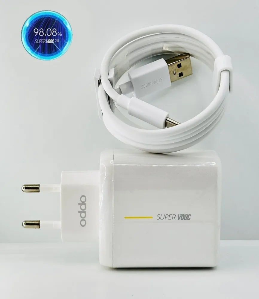 Сетевое зарядное устройство OPPO VCA7GACH, 65 Вт, USB 3.1 Type-A, VOOC -  купить по выгодной цене в интернет-магазине OZON (1126587935)