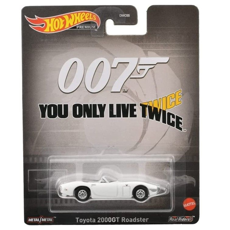 HKC27 Машинка металлическая игрушка Hot Wheels Premium 007 коллекционная модель премиальная Toyota 2000GT #1