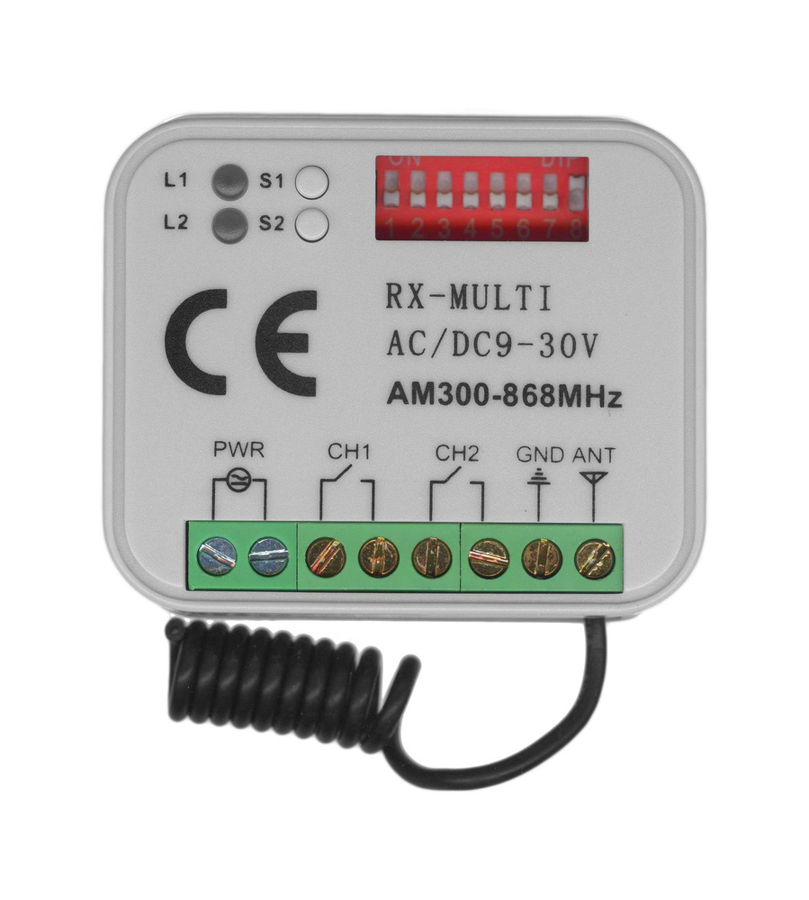 Приемник для шлагбаумов и ворот RX-MULTI 300-868MHz #1