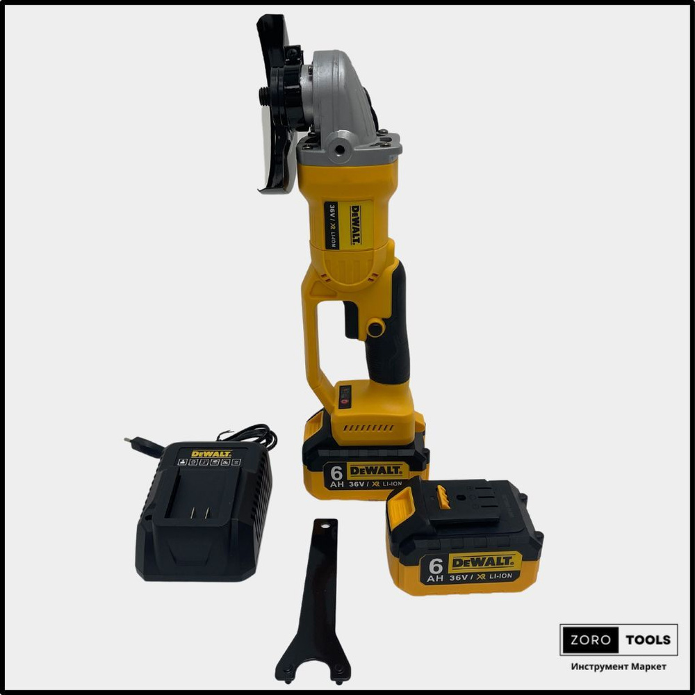 Аккумуляторная Болгарка Dewalt DCG412 36V Безщеточная Угловая Шлифовальная  Машина Девольт