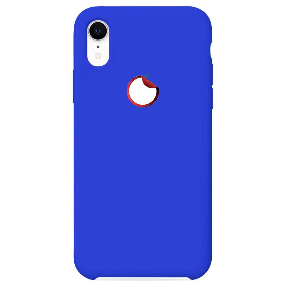 Силиконовый чехол для смартфона Silicone Case на iPhone Xr с логотипом ...