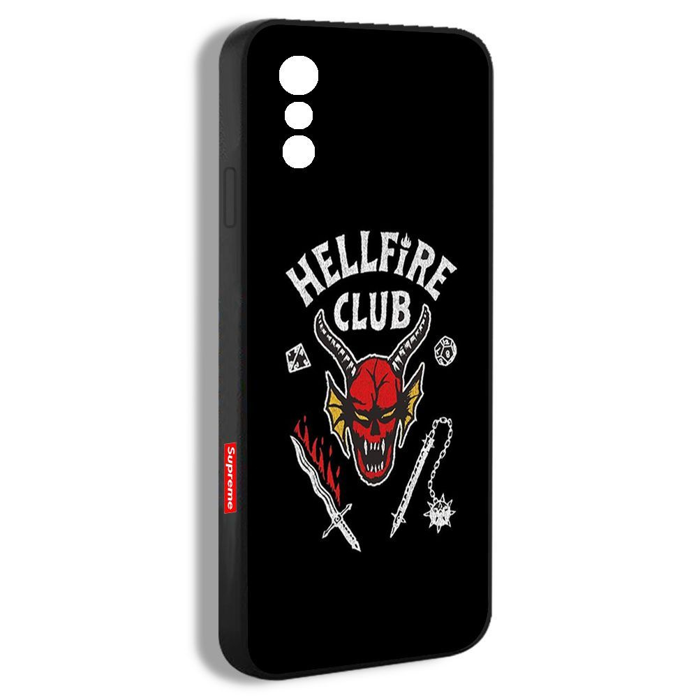 Чехол для смартфона Подходит для iPhone X Очень странные дела Hellfire Club  stranger things логотип - купить с доставкой по выгодным ценам в  интернет-магазине OZON (1149441908)