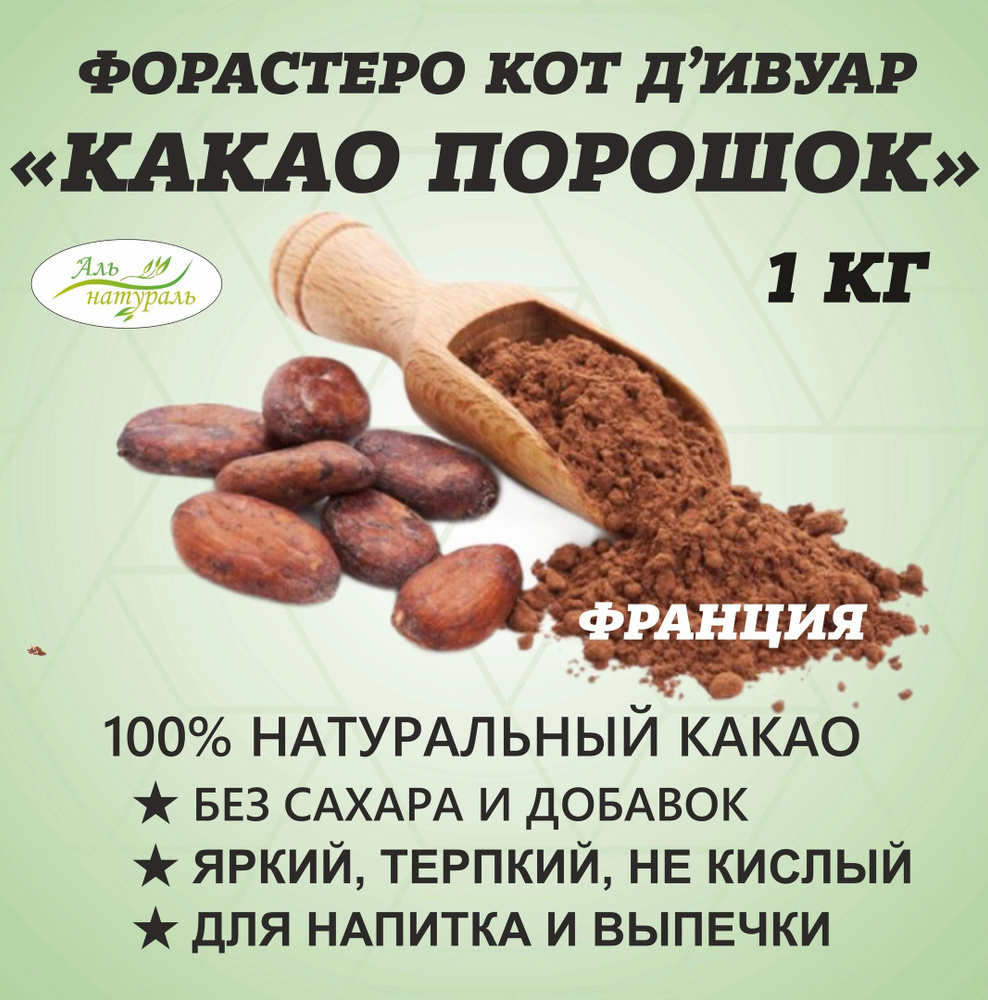 Какао-порошок натуральный 10-12% Кот'д Ивуар (Cargill) 250 гр #1