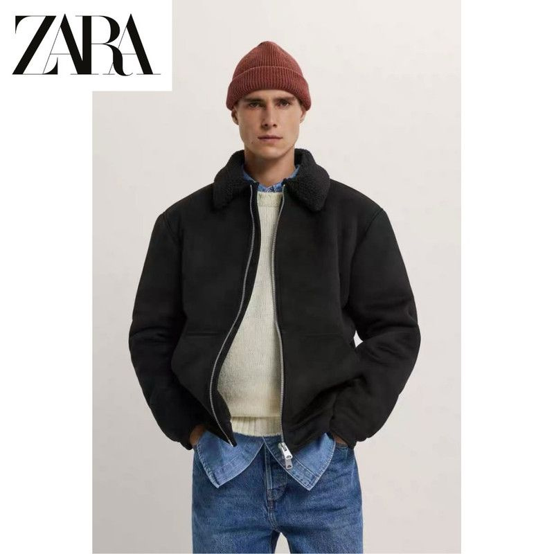 Куртка кожаная Zara - купить с доставкой по выгодным ценам в интернет ...
