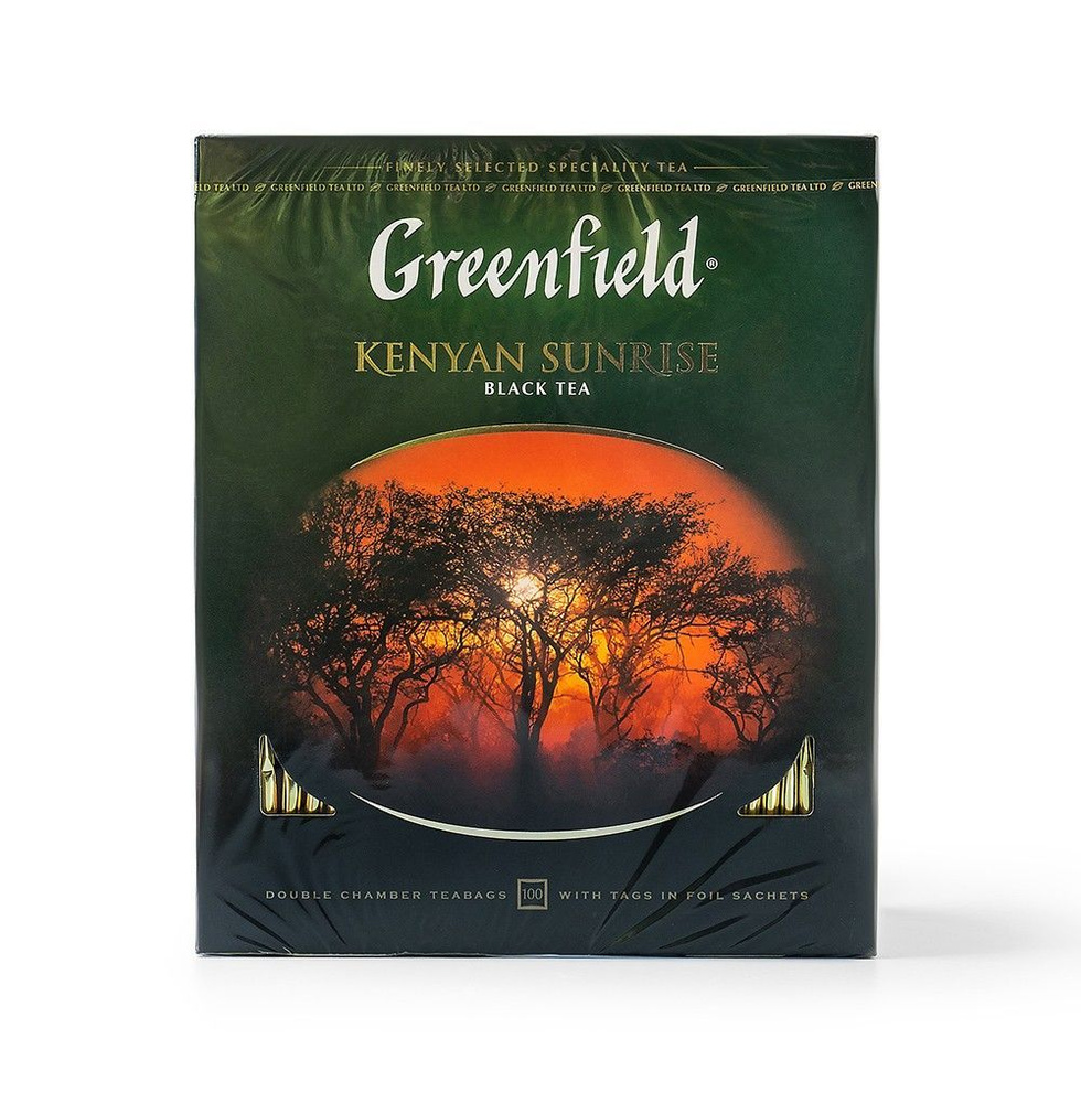 Чай черный Greenfield Kenyan Sunrise в пакетиках 2 г х 100 шт #1