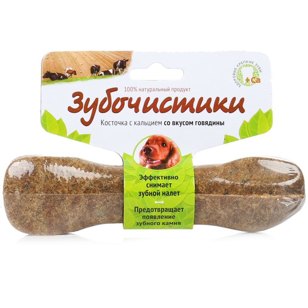 Зубочистки для собак средних пород с говядиной, 95 г