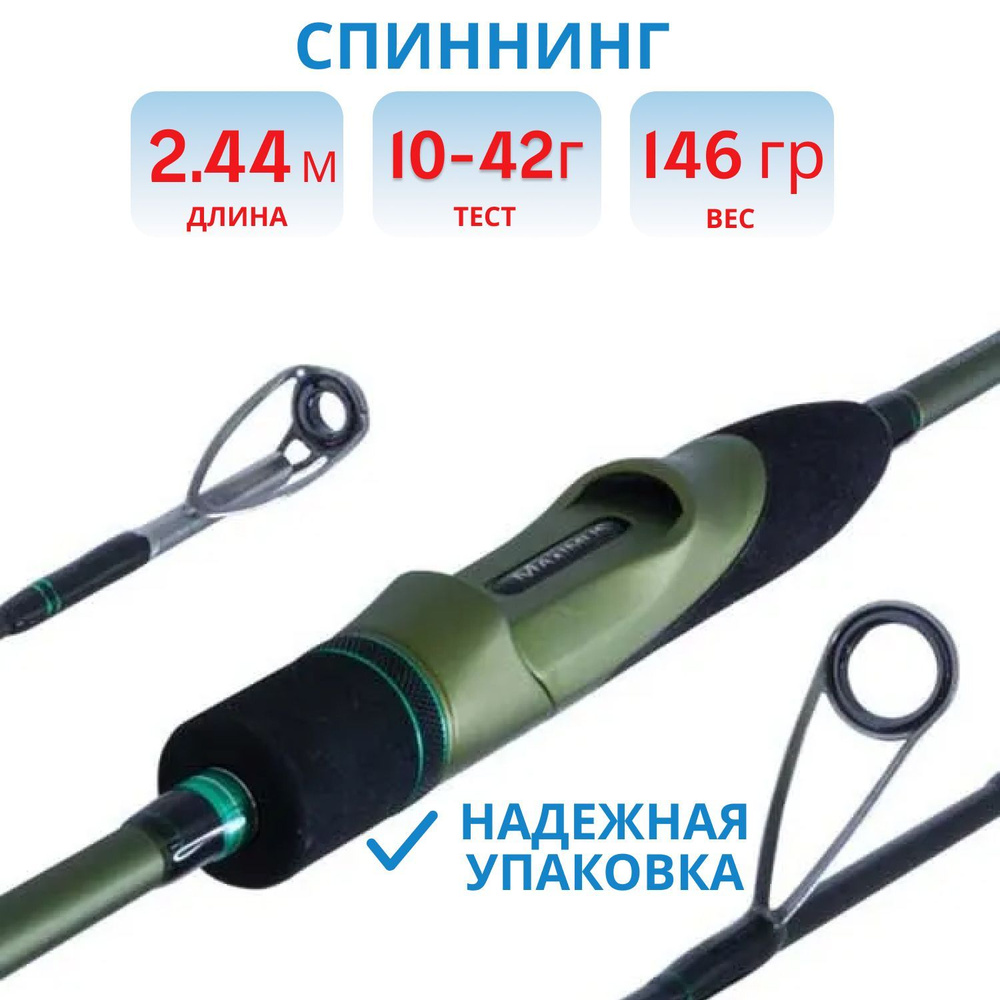 Удилище спиннинг Maximus MESCALITO 802MH 2.44m 10-42g #1