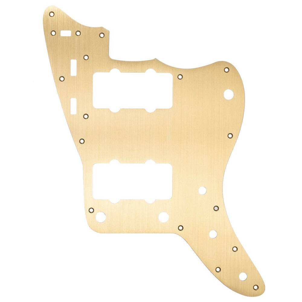 Алюминиевая панель fender jazzmaster usa 60s, parts mx2380ag, золото #1