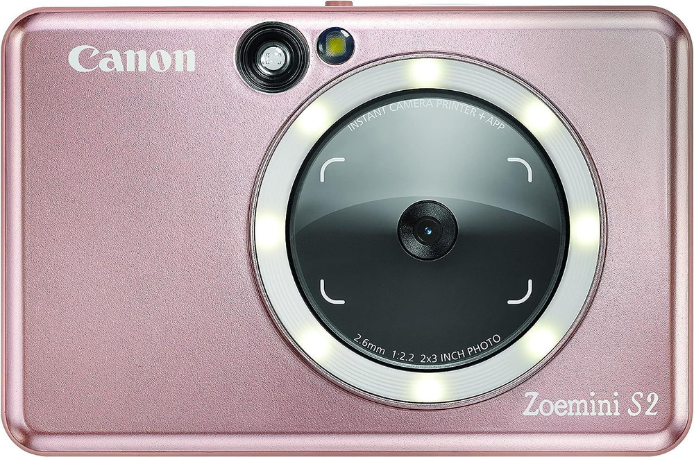 Компактный фотоаппарат Canon Zoemini S2, розовый - купить по выгодным ценам  в интернет-магазине OZON (1176371418)