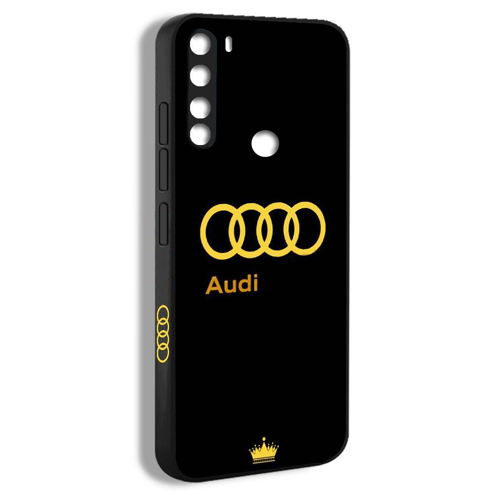 чехол для смартфона Подходит для Xiaomi Redmi Note 8 Audi автомобильным  номером золотой логотип YZY24 - купить с доставкой по выгодным ценам в  интернет-магазине OZON (1180613033)