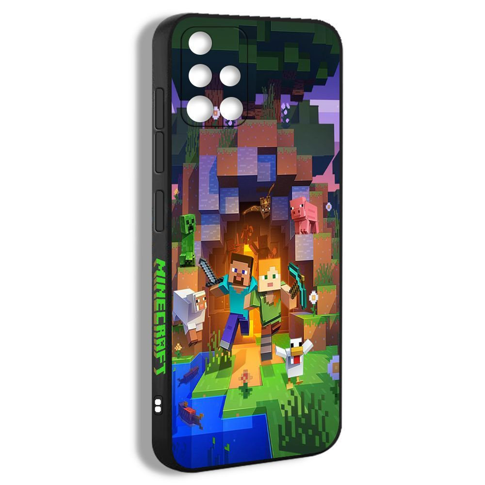 чехол для смартфона Подходит для Samsung Galaxy A51 4G рисунком Minecraft  YZY21 - купить с доставкой по выгодным ценам в интернет-магазине OZON  (1180616011)