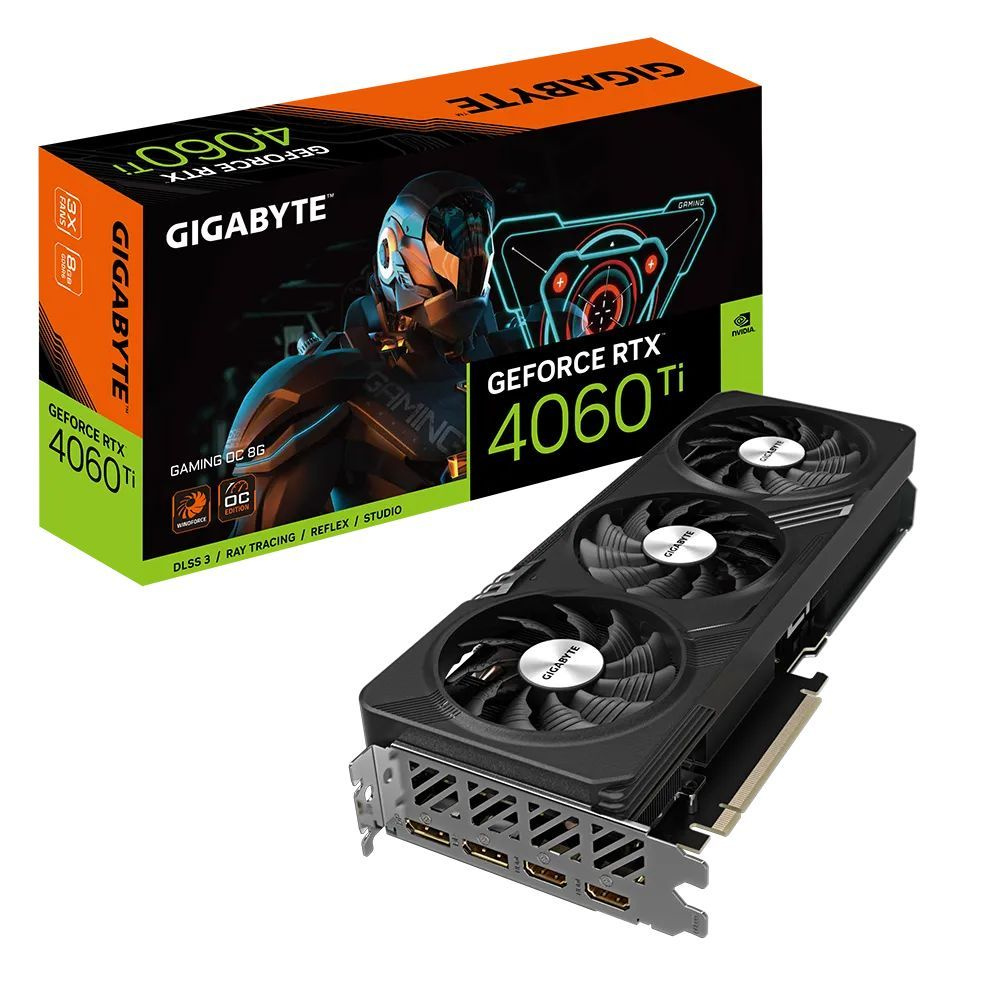 Видеокарта Gigabyte GeForce RTX 4060 Ti, 8 ГБ - купить по низким ценам в  интернет-магазине OZON (1282887074)