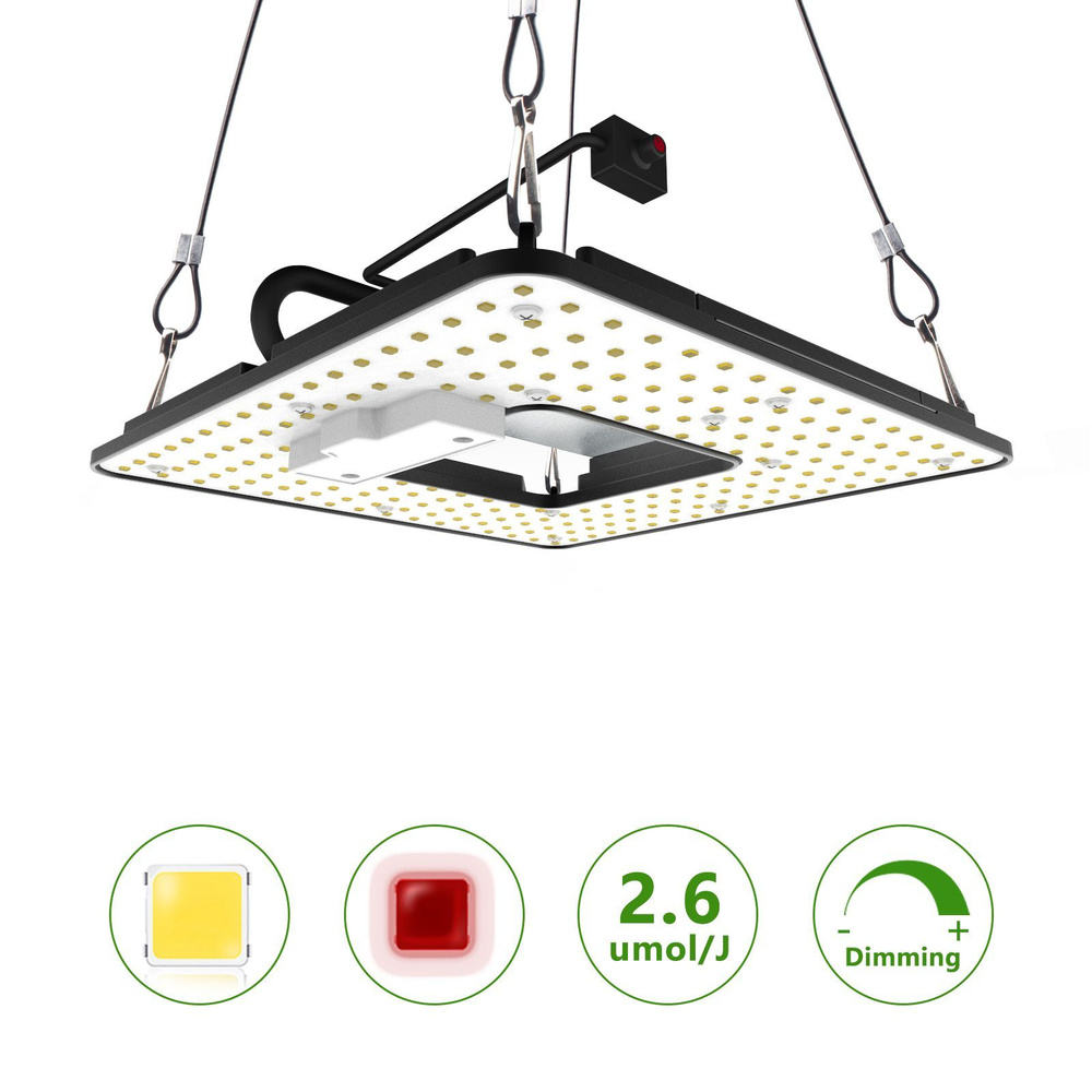 Светильник для растений с диодами Samsung 100 ватт/ модель QSB-100W/ LM281b+/ регулировка яркости Mean #1