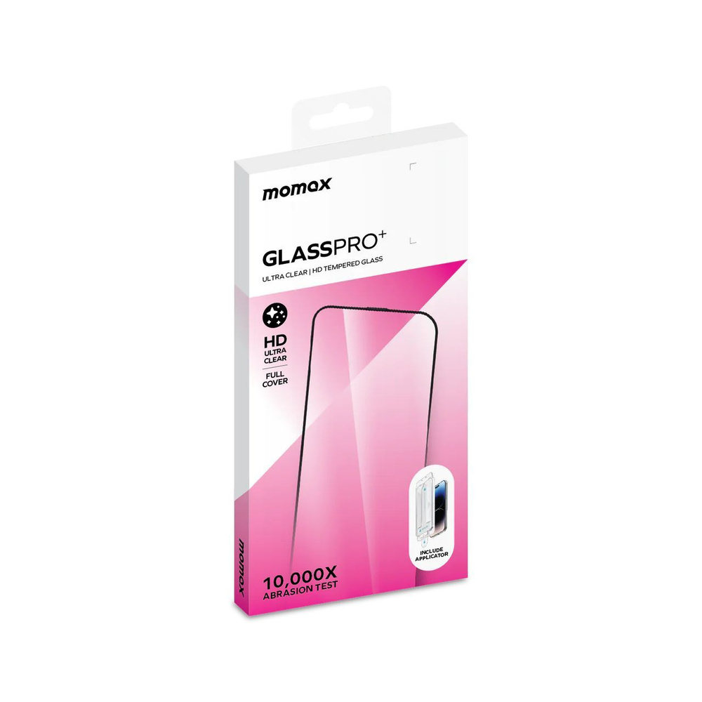 3D - Стекло защитное для iPhone 15 Pro Max Momax GlassPro+ Tempered Glass