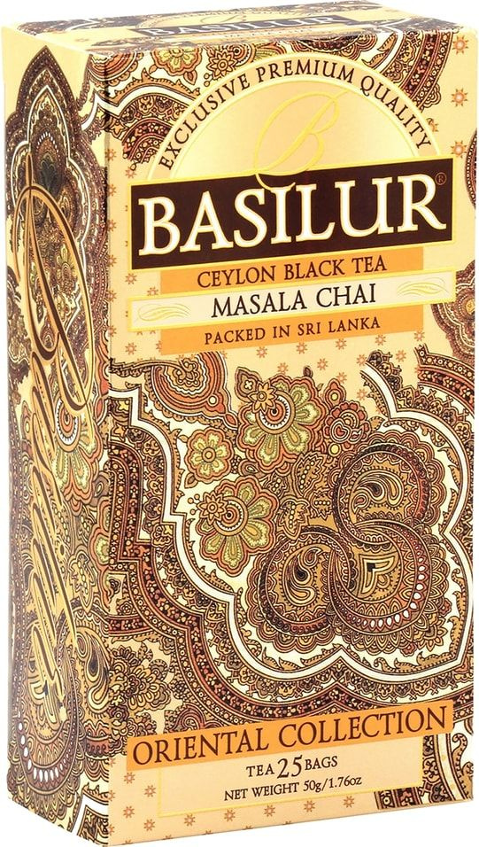 Чай Basilur Восточная коллекция масала 25*2г х3шт #1