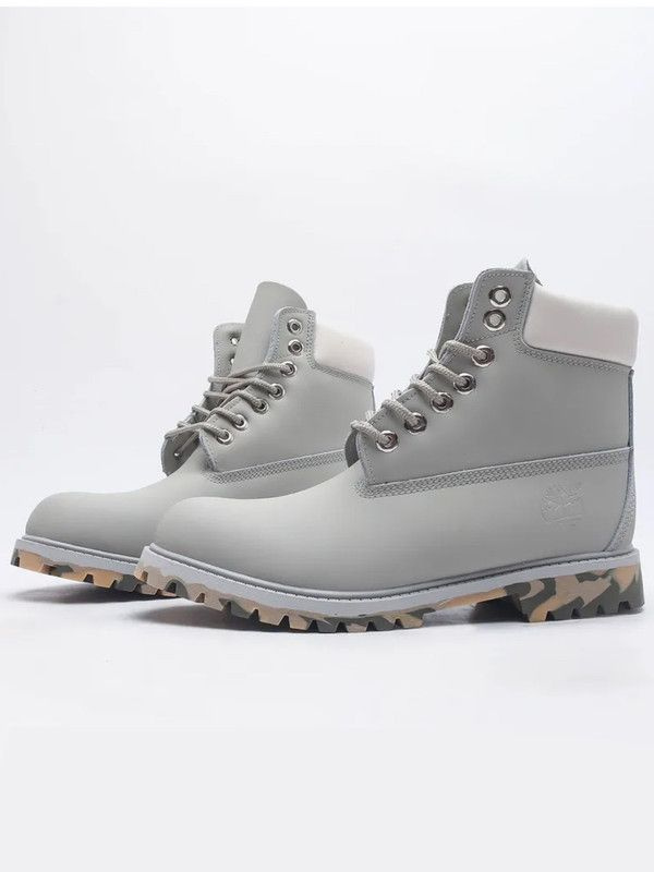 Light hot sale grey timberlands