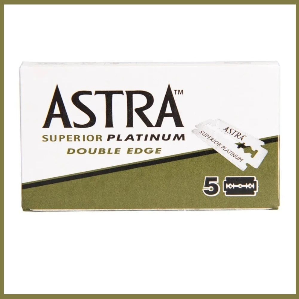 Двусторонние лезвия для Бритвы Astra Superior Platinum / Платинум, классические, для T-образных бритв #1