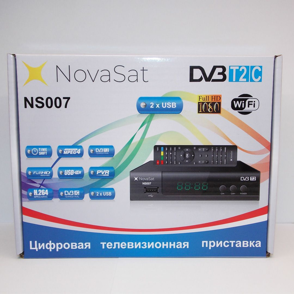 ТВ-ресивер NovaSat NS 007 , черный #1