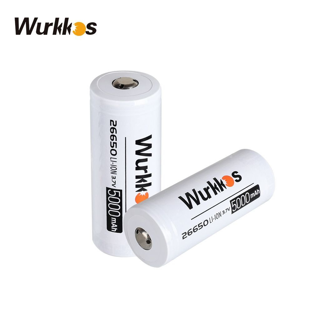 wurkkos Battery 26650 литий-ионный аккумулятор для фонарей и ...