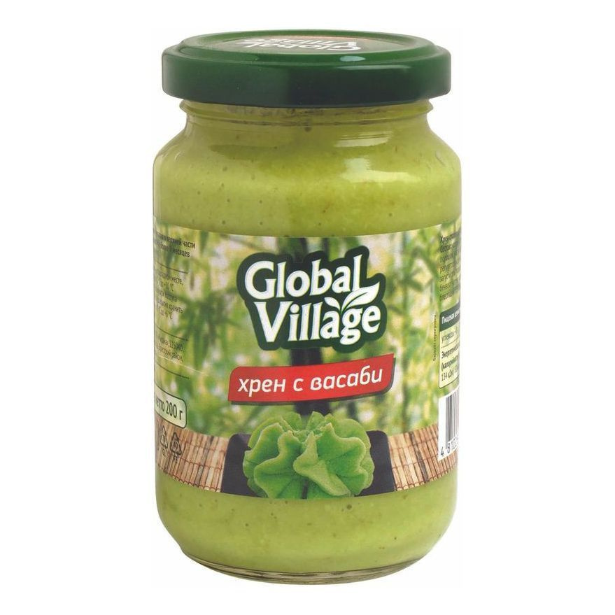 Хрен Global Village Васаби столовый острый 200 г (2 шт) - купить с ...