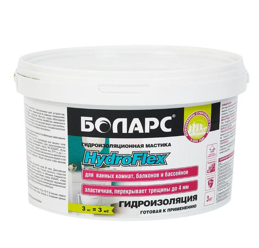 Состав для гидроизоляции БОЛАРС 3 кг - купить по низким ценам в ...