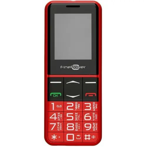 Мобильный телефон FinePower S185, красный - купить по выгодной цене в ...