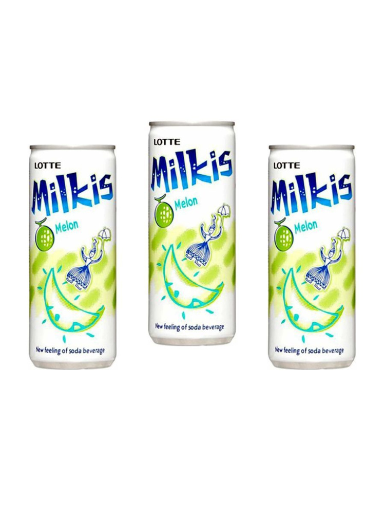 Газированный напиток Milkis Melon Милкис Дыня 250мл х 2шт #1