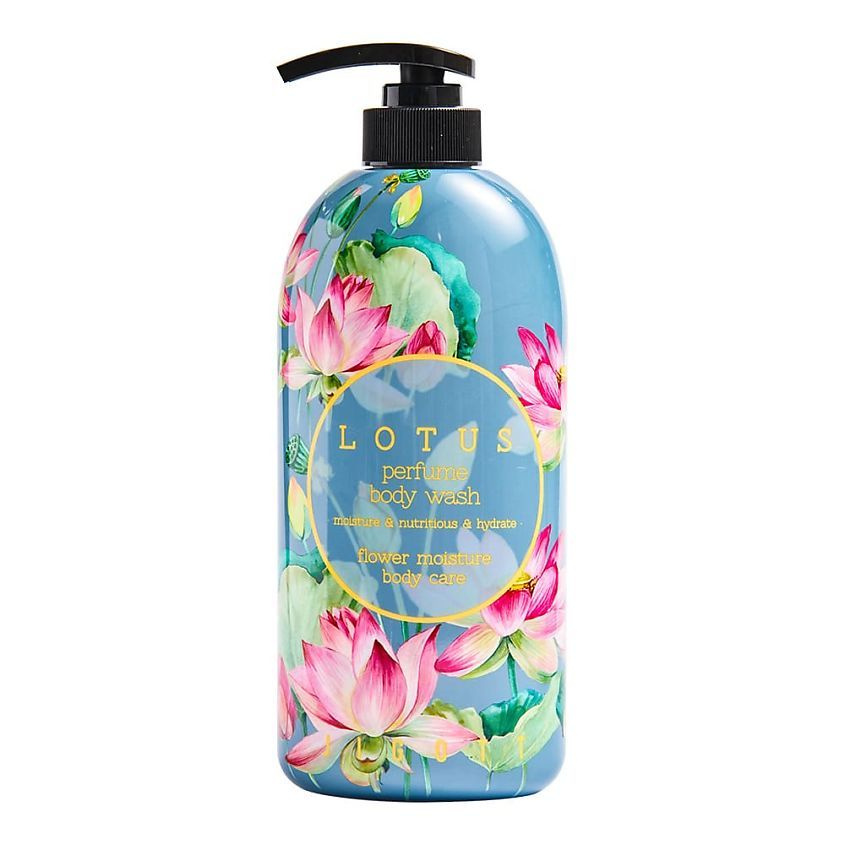 Парфюмированный гель для душа с экстрактом лотоса Jigott Lotus Perfume Body Wash 750мл  #1