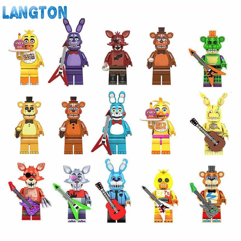 Аниме фигурок Фигурка деталей Минифигурки ФНАФ (FNAF Five Nights at ...