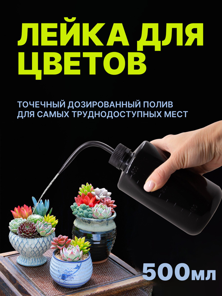 Лейка для цветов и комнатных растений, лейка для суккулентов и кактусов ...